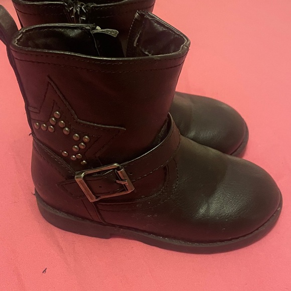 Children's Black Starry Boots - Picture 3 of 3